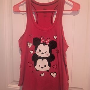 Disney Red Minnie Mouse Kids Tank Top